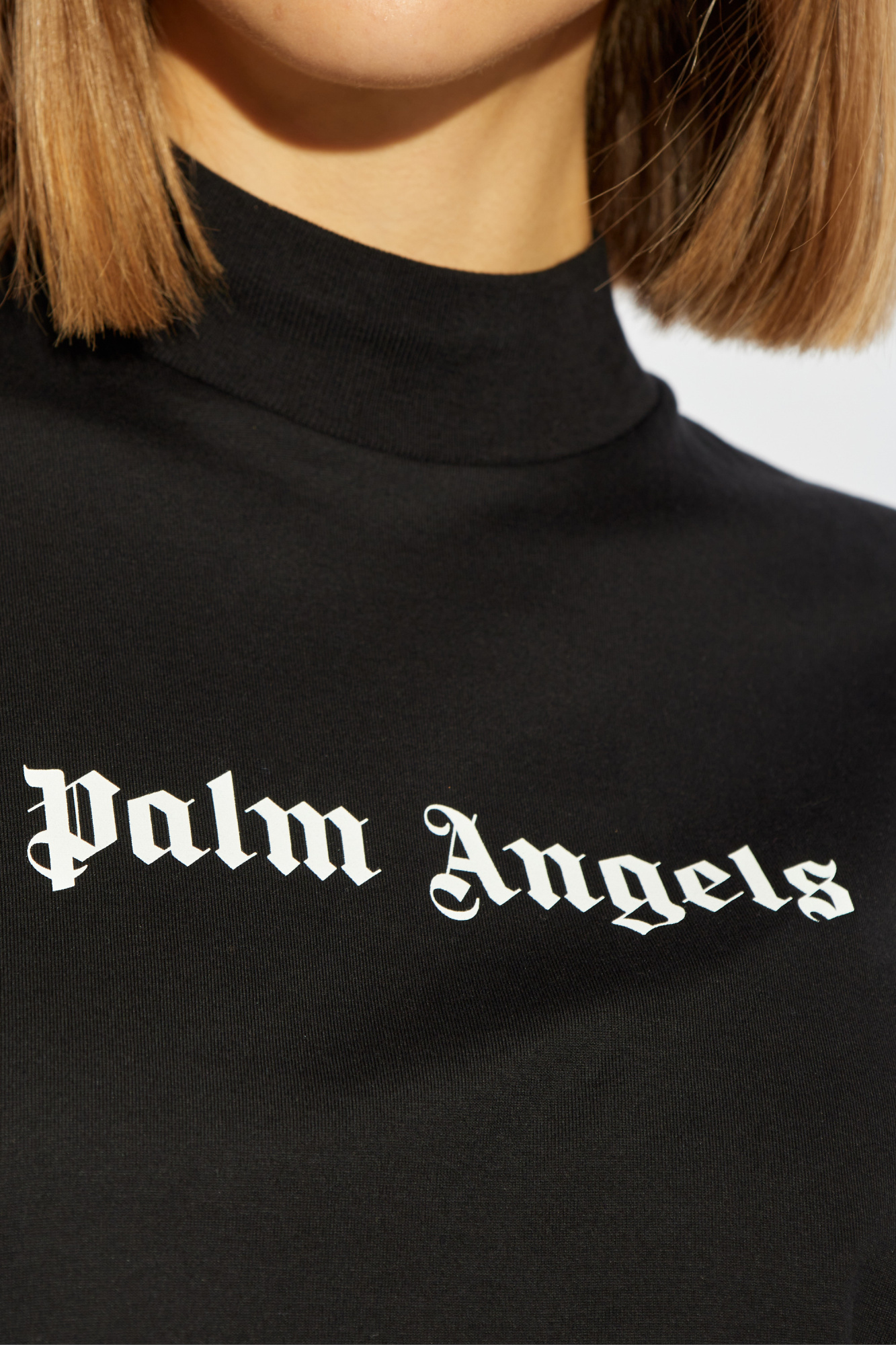 在庫わずか！【Palm Angels】ネックロゴ Tシャツ (送料関税込) PALM ANGELS - 【25SS】バック カーブロゴ オーバー Tシャツ